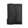 Tony Perotti | Porte-cartes sécurisé en cuir FURBO noir | Portefeuille homme cuir tannage végétal italien Tony Perotti | Porte-cartes sécurisé en cuir FURBO noir | Portefeuille homme cuir tannage végétal italien