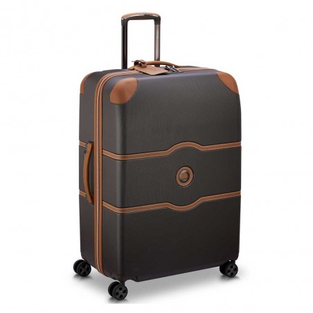 DELSEY Paris | Valise soute L 76cm Chatelet Air 2.0 marron | Grande valise élégante femme