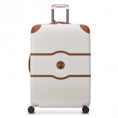DELSEY Paris | Valise soute L 76cm Chatelet Air 2.0 blanc angora | Grande valise élégante femme