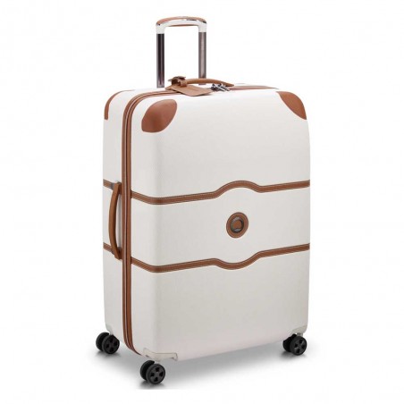 DELSEY Paris | Valise soute L 76cm Chatelet Air 2.0 blanc angora | Grande valise élégante femme