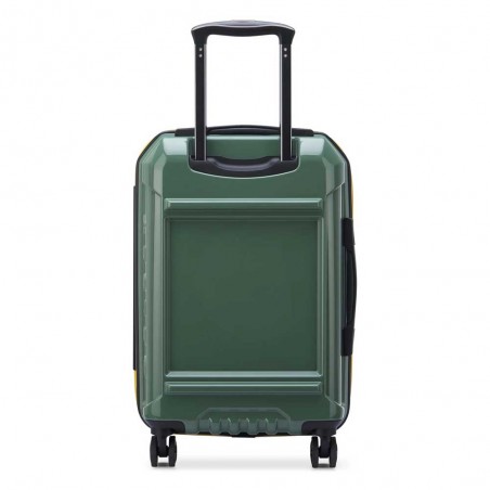 DELSEY Paris | Valise cabine extensible Rempart vert army | Valise homme style malle design