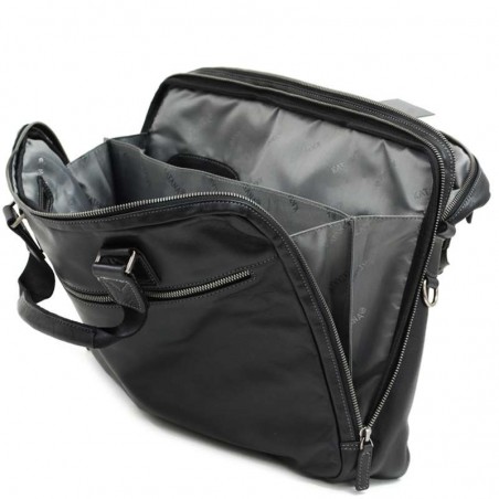 Cartable en Cuir Noir Homme