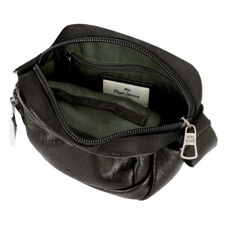 Sacoche homme PEPE JEANS "Horley" noir | Pochette porté croisé tendance pas cher Sacoche homme PEPE JEANS "Horley" noir | Pochette porté croisé tendance pas cher