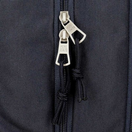 Sacoche homme Pepe Jeans "Clark" bordeaux marine | Sac porté travers style sport pas cher