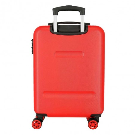 Valise cabine DISNEY Mickey Fun starts here rouge | Bagage taille cabine enfant ado décor dessin animé pas cher