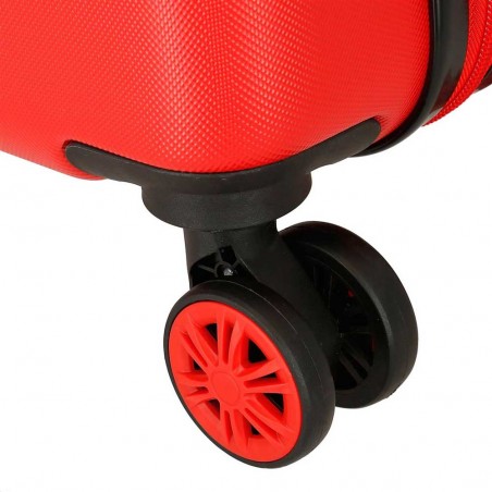 Valise cabine DISNEY Mickey Fun starts here rouge | Bagage taille cabine enfant ado décor dessin animé pas cher Valise cabine DISNEY Mickey Fun starts here rouge | Bagage taille cabine enfant ado décor dessin animé pas cher
