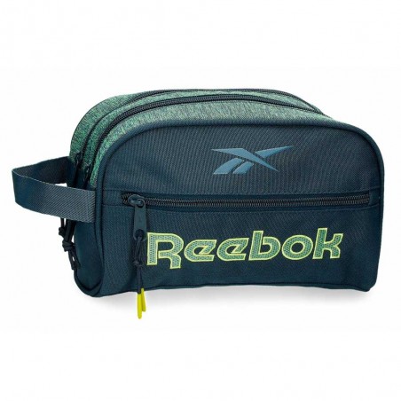 Trousse de toilette REEBOK "Summerville" bleu/fluo | Nécessaire de voyage homme style sportif ado garçon