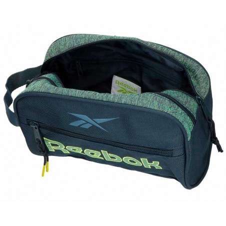 Trousse de toilette REEBOK "Summerville" bleu/fluo | Nécessaire de voyage homme style sportif ado garçon