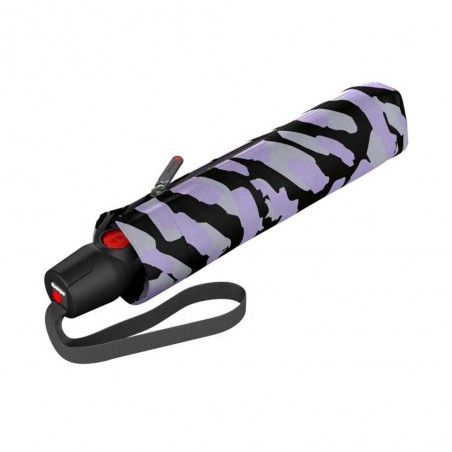 KNIRPS | Parapluie pliant "T200 Medium Duomatic" hunting lavender | Parapluie femme ouverture fermeture automatique solide