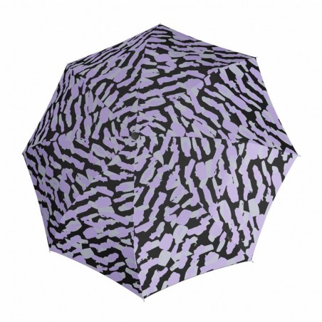 KNIRPS | Parapluie pliant "T200 Medium Duomatic" hunting lavender | Parapluie femme ouverture fermeture automatique solide