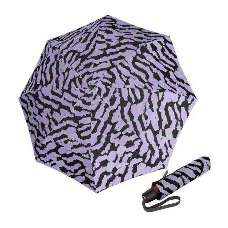 KNIRPS | Parapluie pliant "T200 Medium Duomatic" hunting lavender | Parapluie femme ouverture fermeture automatique solide