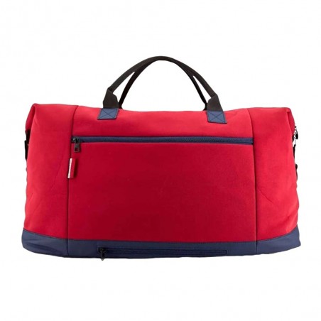 Sac de voyage homme SERGE BLANCO "Cape Town" rouge | Bagage week-end style sportif rugby