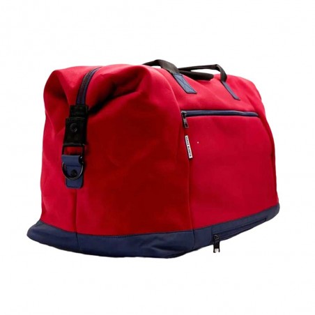 Sac de voyage homme SERGE BLANCO "Cape Town" rouge | Bagage week-end style sportif rugby