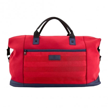 Sac de voyage homme SERGE BLANCO "Cape Town" rouge | Bagage week-end style sportif rugby