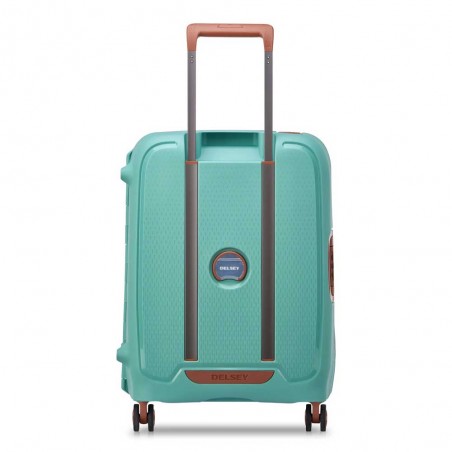 Delsey | Valise cabine 4 roues 55cm "Moncey" slim amande | Bagage taille cabine rigide robuste pas cher Delsey | Valise cabine 4 roues 55cm "Moncey" slim amande | Bagage taille cabine rigide robuste pas cher