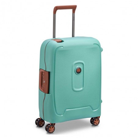 Delsey | Valise cabine 4 roues 55cm "Moncey" slim amande | Bagage taille cabine rigide robuste pas cher Delsey | Valise cabine 4 roues 55cm "Moncey" slim amande | Bagage taille cabine rigide robuste pas cher