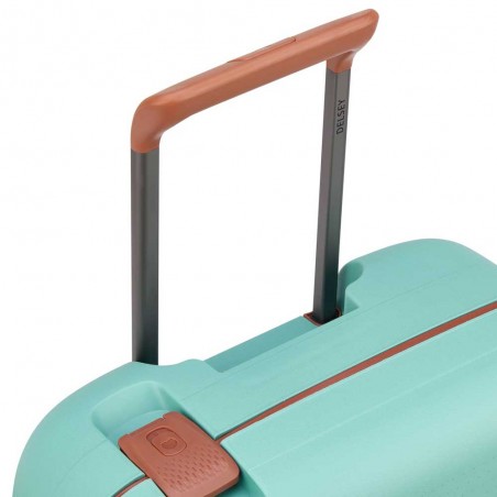 Delsey | Valise cabine 4 roues 55cm "Moncey" slim amande | Bagage taille cabine rigide robuste pas cher Delsey | Valise cabine 4 roues 55cm "Moncey" slim amande | Bagage taille cabine rigide robuste pas cher