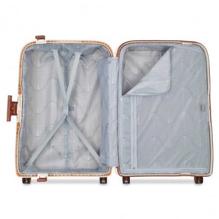 Delsey | Valise soute L 76cm "Moncey" angora | Bagage grande taille femme élégant solide