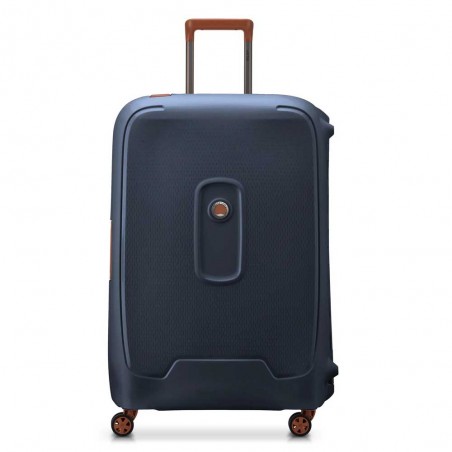 DELSEY | Valise soute L 76cm Moncey bleu encre | Grand bagage soute solide pas cher