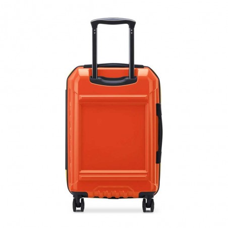 DELSEY Paris | Valise cabine extensible Rempart orange | Valise homme style malle design