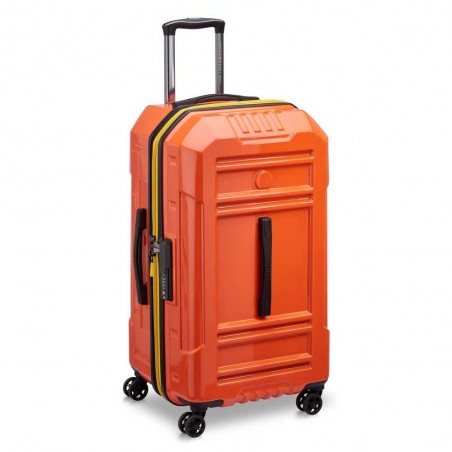 DELSEY Paris | Valise soute L extensible trunk Rempart orange | Bagage homme design