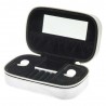 Davidts | Coffret à bijoux rectangle Zip'n go argent | Boite à bijoux de voyage pas cher Davidts | Coffret à bijoux rectangle Zip'n go argent | Boite à bijoux de voyage pas cher