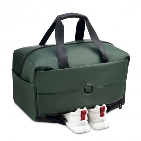 DELSEY Sac de voyage XS "Turenne" vert foncé | Sac 24H sport et loisirs étanche pas cher