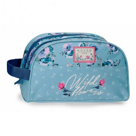 Trousse de toilette fille Movom "Wild Flowers" | Nécessaire de voyage junior pas cher Trousse de toilette fille Movom "Wild Flowers" | Nécessaire de voyage junior pas cher