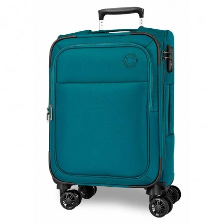 Valise cabine extensible MOVOM "Atlanta" vert | Bagage semi-rigide textile pas cher