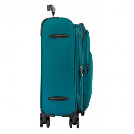 Valise cabine extensible MOVOM "Atlanta" vert | Bagage semi-rigide textile pas cher