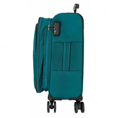 Valise cabine extensible MOVOM "Atlanta" vert | Bagage semi-rigide textile pas cher