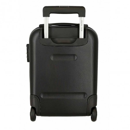 Valise cabine petit format ROLL ROAD "Flex" noir | Bagage spécial vol low cost easyjet pas cher