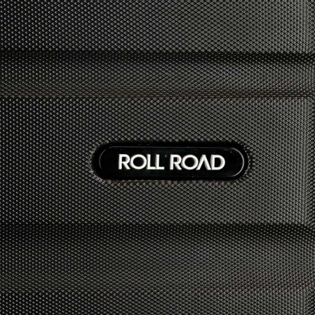 Valise cabine petit format ROLL ROAD "Flex" noir | Bagage spécial vol low cost easyjet pas cher