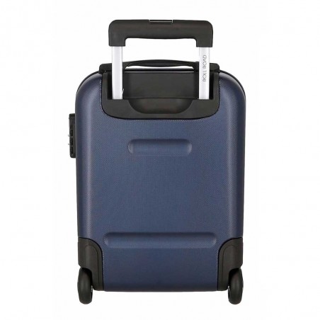 Valise cabine petit format ROLL ROAD "Flex" marine | Bagage spécial vol low cost easyjet pas cher