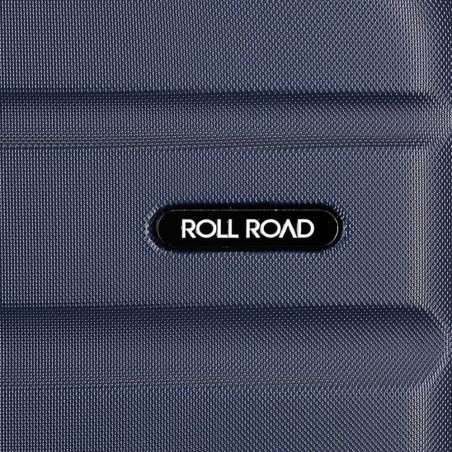 Valise cabine petit format ROLL ROAD "Flex" marine | Bagage spécial vol low cost easyjet pas cher