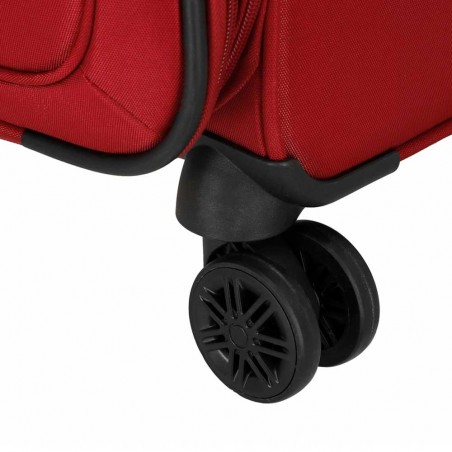 Valise 66cm extensible MOVOM "Atlanta" rouge | Bagage soute taille moyenne léger semi-rigide pas cher