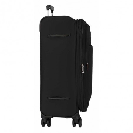 Valise 66cm extensible MOVOM "Atlanta" noir | Bagage soute taille moyenne léger semi-rigide pas cher Valise 66cm extensible MOVOM "Atlanta" noir | Bagage soute taille moyenne léger semi-rigide pas cher