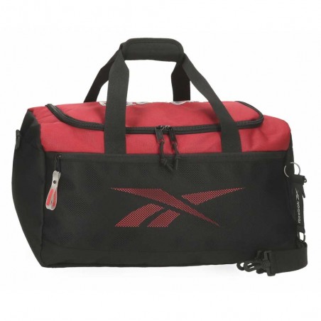 REEBOK Sac de sport "Portland" noir/rouge | Sac de voyage homme ado pas cher