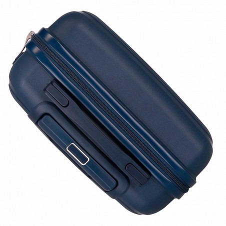 Valise cabine MOVOM "Inari" marine | Bagage petite taille polypropylène 4 roues pas cher