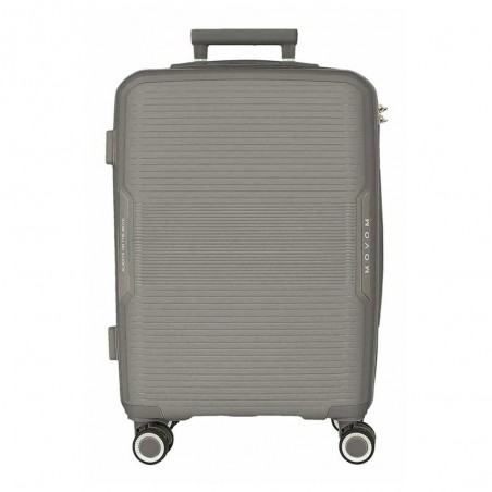 Valise cabine MOVOM "Inari" gris | Bagage petite taille polypropylène 4 roues pas cher