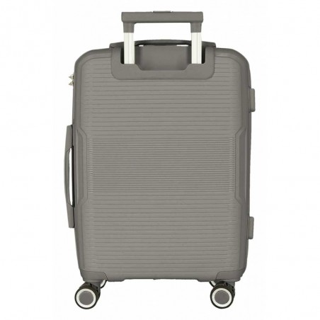 Valise cabine MOVOM "Inari" gris | Bagage petite taille polypropylène 4 roues pas cher