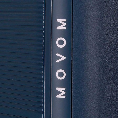 Valise soute 68cm extensible MOVOM "Inari" bleu marine | Bagage taille moyenne polypropylène pas cher