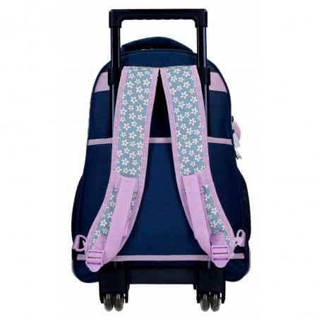 Sac à dos à roulettes DISNEY Minnie "Style" | Sac scolaire trolley solide pas cher