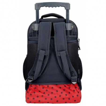 Sac à dos à roulettes PEPE JEANS "Clark" | Sac scolaire trolley garçon solide pas cher