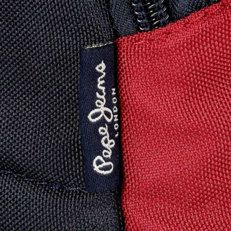 Sac à dos à roulettes PEPE JEANS "Clark" | Sac scolaire trolley garçon solide pas cher