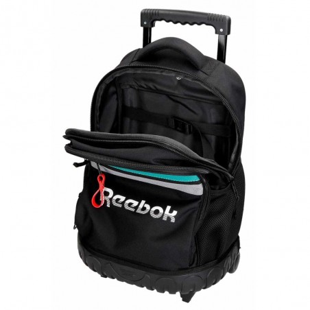 Sac à dos à roulettes REEBOK "Andover" | Sac scolaire trolley garçon style sportif solide pas cher