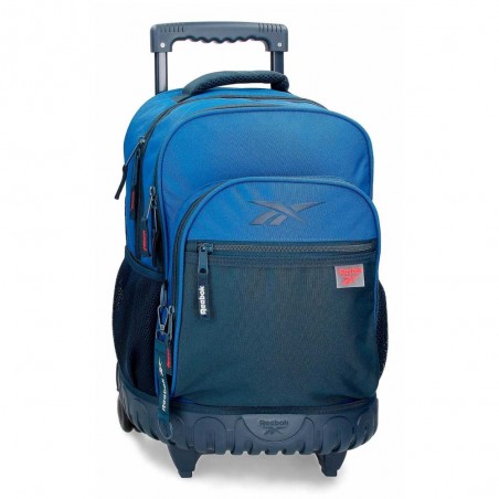 Sac à dos à roulettes REEBOK "Atlantic" | Sac scolaire trolley garçon style sportif solide pas cher