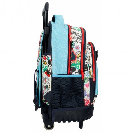 Sac à dos à roulettes DISNEY Mickey "Be Cool" | Sac scolaire trolley garçon solide pas cher