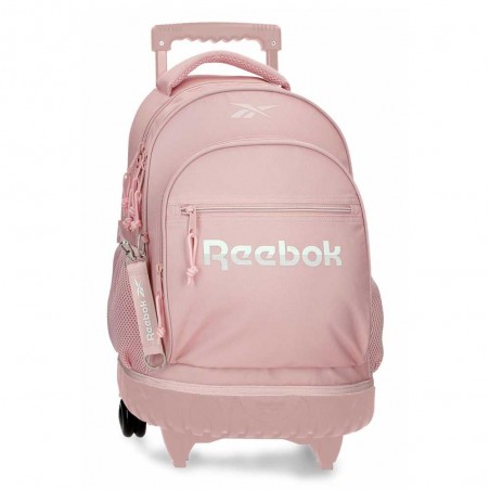 Sac à dos à roulettes REEBOK "Glen" | Sac scolaire trolley fille style sportif solide pas cher