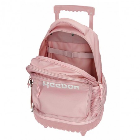 Sac à dos à roulettes REEBOK "Glen" | Sac scolaire trolley fille style sportif solide pas cher